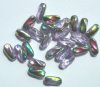 25 13mm Twisted Ovals - Alexandrite Vitrail